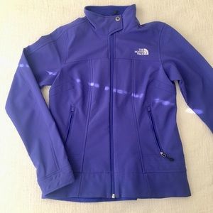 North Face Purple Soft Shell Jacket